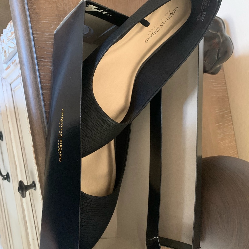 Christian Siriano Black Ballet Flats